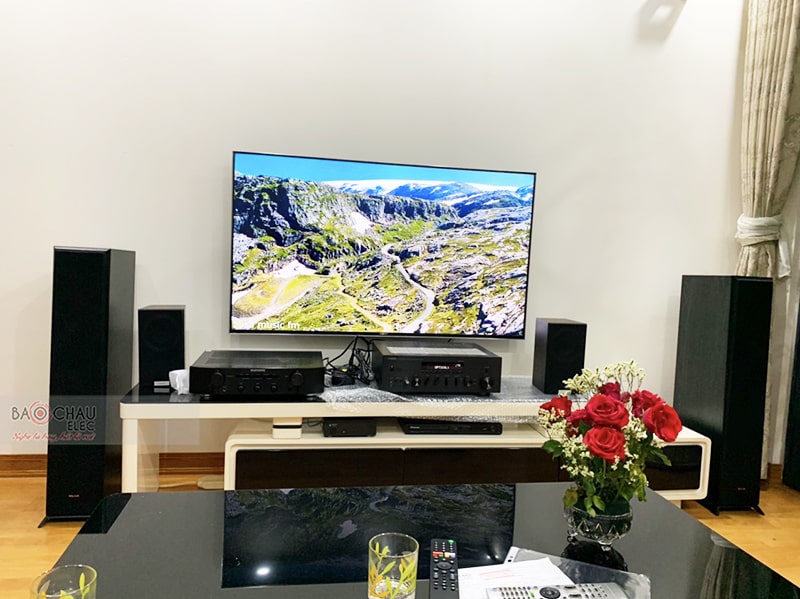 Lắp đặt d&agrave;n nghe nhạc anh Ngọc tại H&agrave; Nội