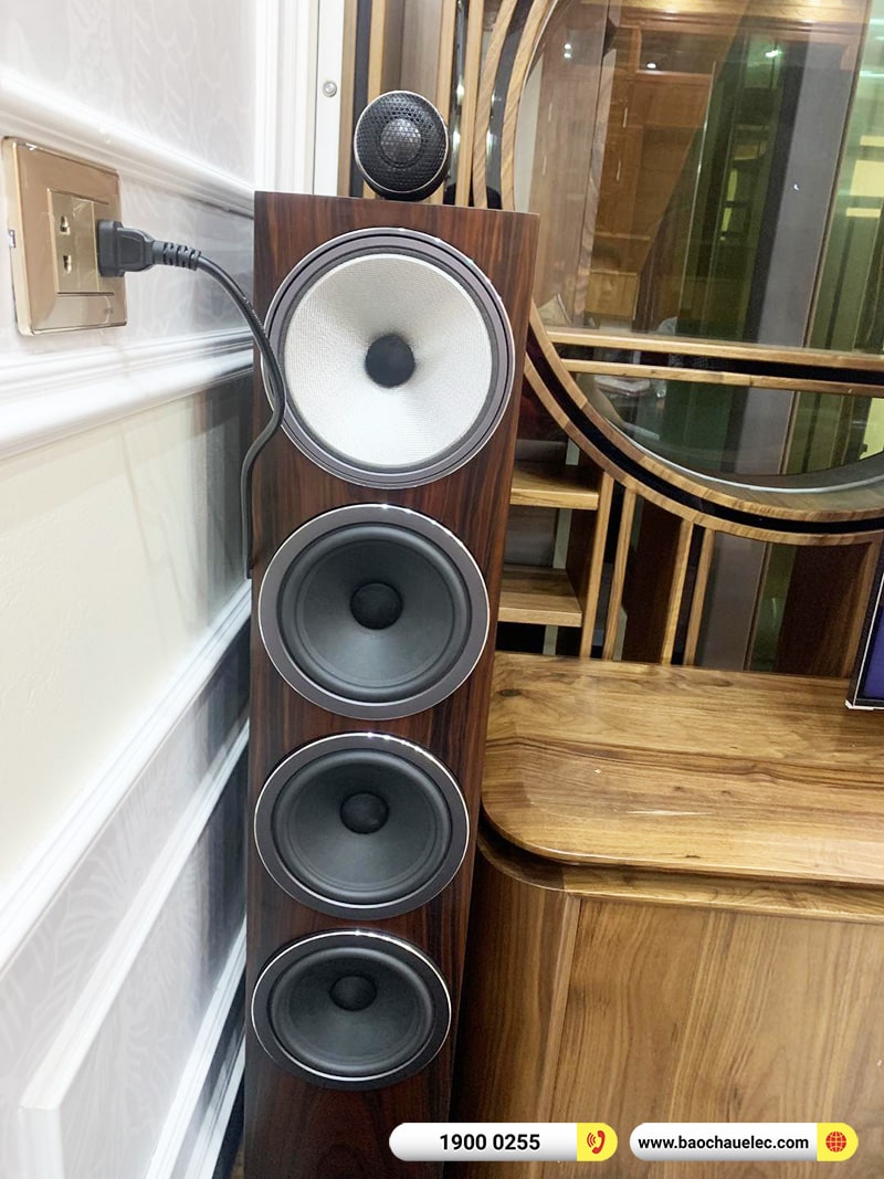 Lắp đặt dàn nghe nhạc Hi-end hơn 444tr cho anh Tường tại Cao Bằng (BW 702 S3, Accuphase E4000, Yamaha WXC50, BW DB3D,…)