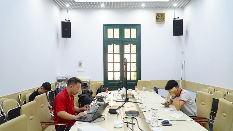 Lắp đặt dàn âm thanh hội trường Công ty Cổ Phần Vật tư Nông sản (Denon DN510, 640A, BPR-5600, TS312S, MG12XU, BJ-U550,…) 