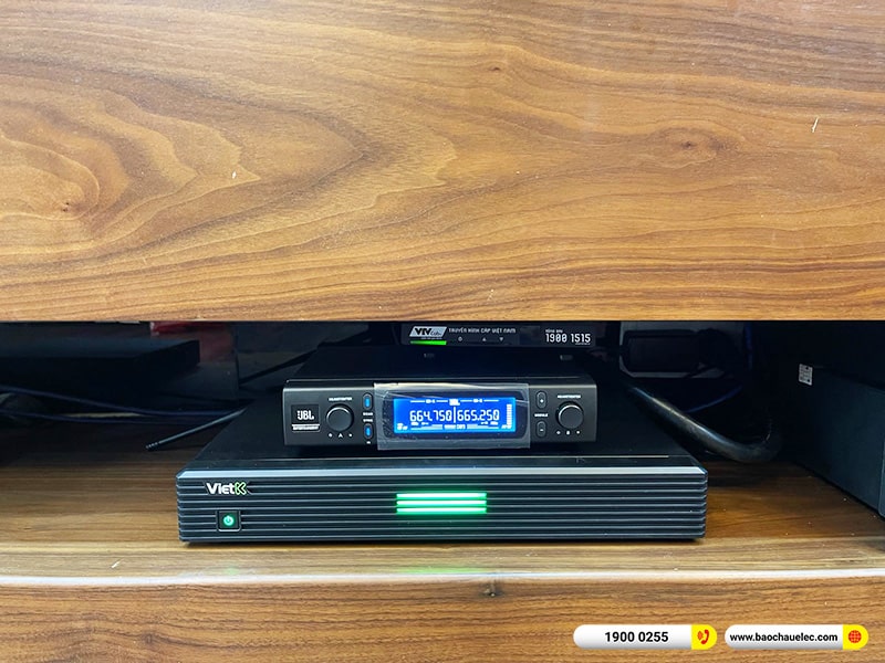 Lắp đặt dàn karaoke trị giá hơn 130 triệu cho anh Thuấn tại Hà Nội (RCF CMAX 4112, IPS3700, K9900II Luxury, A120P, VM300, 4K Plus 6TB, Màn 22inch,…)