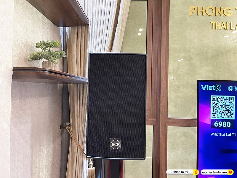Lắp đặt dàn karaoke trị giá gần 300 triệu cho chị Lương tại Hà Nội (RCF C5215-99, MC2 Audio E25, K9900II Luxury, S8018II, WB-5000,…)