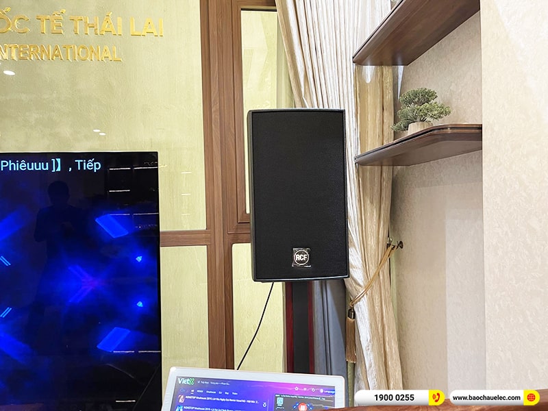 Lắp đặt dàn karaoke trị giá gần 300 triệu cho chị Lương tại Hà Nội (RCF C5215-99, MC2 Audio E25, K9900II Luxury, S8018II, WB-5000,…)