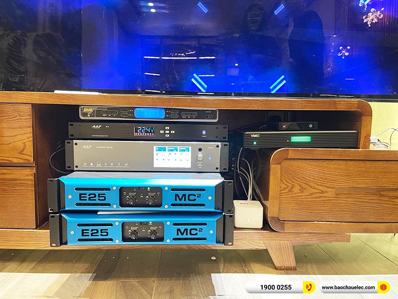 Lắp đặt dàn karaoke trị giá gần 300 triệu cho chị Lương tại Hà Nội (RCF C5215-99, MC2 Audio E25, K9900II Luxury, S8018II, WB-5000,…)