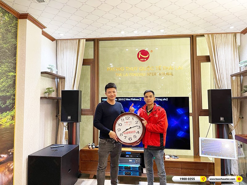 Lắp đặt dàn karaoke trị giá gần 300 triệu cho chị Lương tại Hà Nội (RCF C5215-99, MC2 Audio E25, K9900II Luxury, S8018II, WB-5000,…)