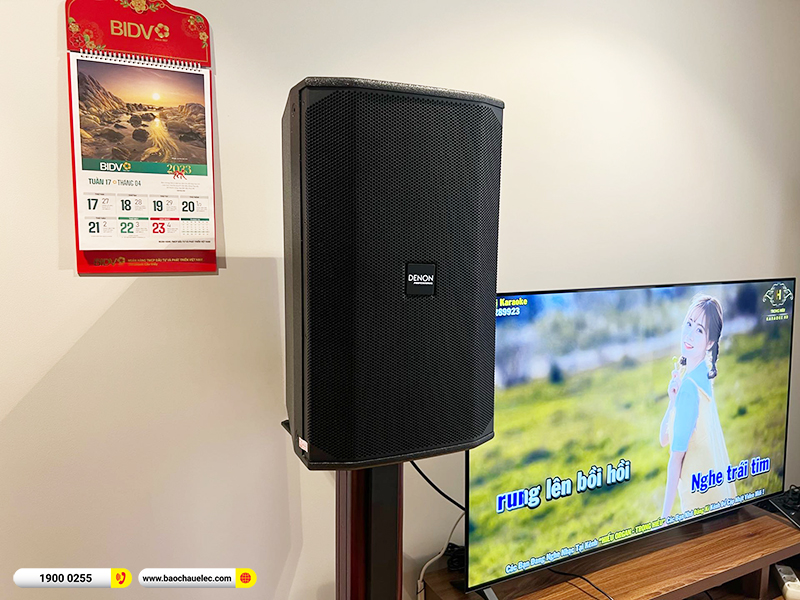 Lắp đặt dàn karaoke trị giá gần 60 triệu cho chú Vỹ tại Thái Thịnh (Denon DN712, VM620A, X6 Luxury, BKSound SW815) 