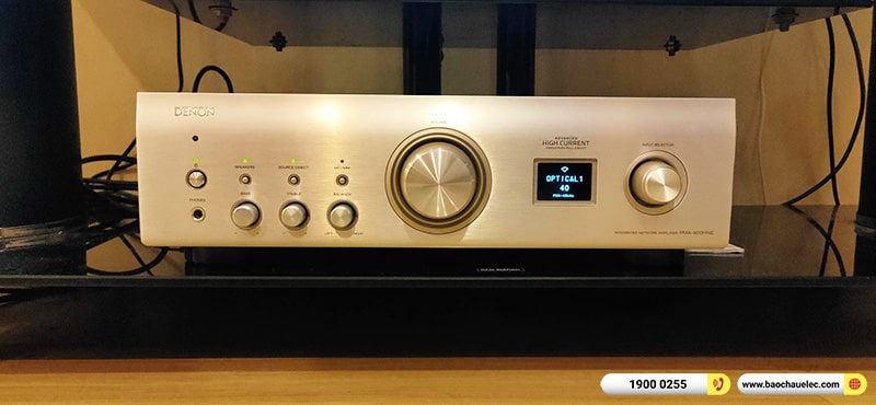 Lắp đặt dàn nghe nhạc trị giá gần 40 triệu cho anh Hòa tại Hà Nội (Jamo C97II, Denon PMA-900HNE) 