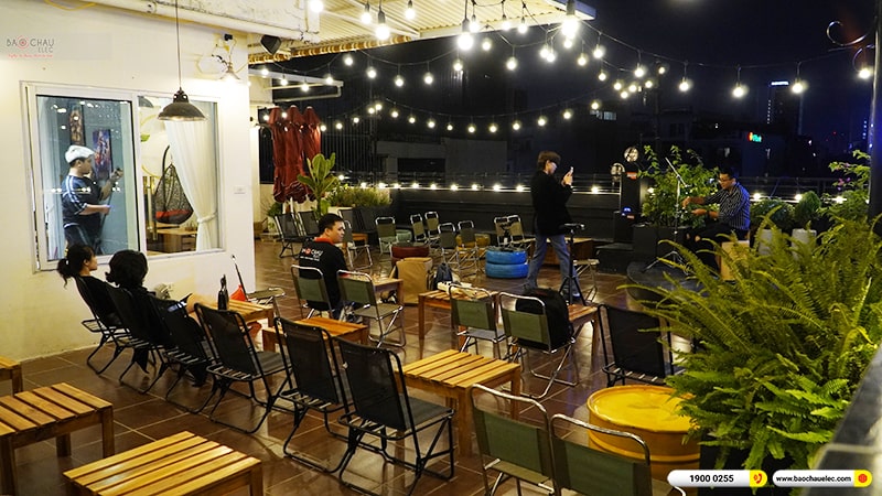 Lắp đặt bộ dàn âm thanh quán 408 Vape and Coffee tại Hà Nội (Alto TS412, Alto Live 1202, Alto TS412S, Shure PGA58-QTR) 