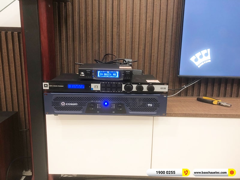 Lắp đặt dàn karaoke trị giá khoảng 60 triệu cho anh Định tại Hà Nội (BMB CSS 1210SE, Crown T5, KX180A, JBL A120P, JBL VM300)