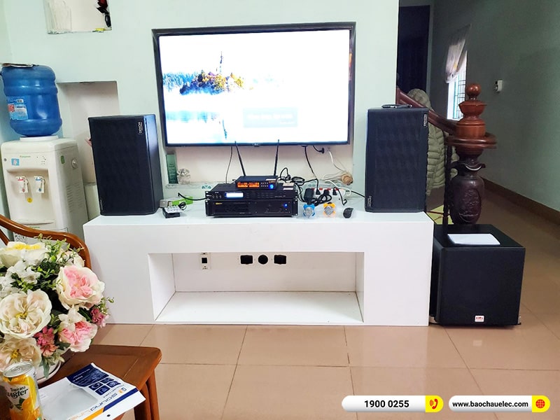 Lắp đặt dàn karaoke trị giá hơn 30 triệu cho anh Đoàn tại Hà Nôi (Denon R-310, VM420A, BKSound X5 Plus, SW512B, BIK BJ-U100)