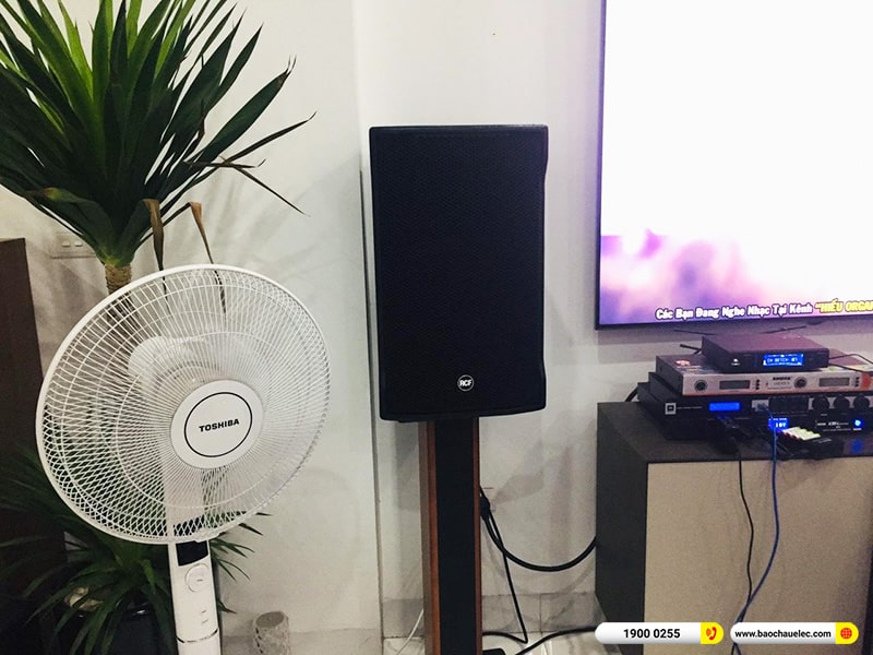 Lắp đặt dàn karaoke trị giá khoảng 90 triệu cho anh Lâm tại Hà Nội (RCF CMAX 4112, IPS 2700, KX180A, JBL VM300, BKSound M8)