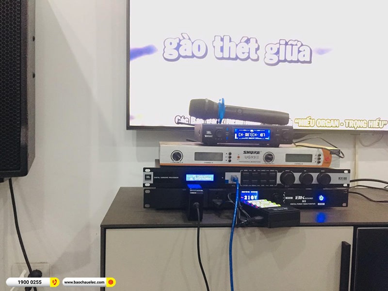 Lắp đặt dàn karaoke trị giá khoảng 90 triệu cho anh Lâm tại Hà Nội (RCF CMAX 4112, IPS 2700, KX180A, JBL VM300, BKSound M8)