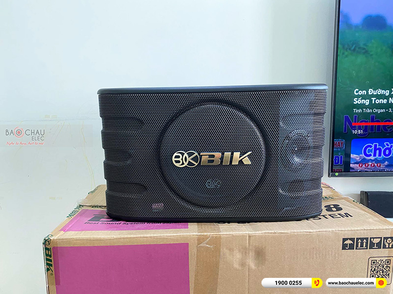 Lắp đặt dàn karaoke trị giá gần 20 triệu cho anh Long tại Hà Nội (BIK BJ-S668, BKSound DKA 5500)
