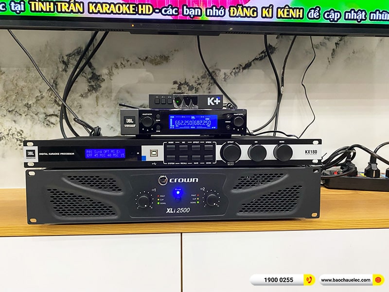 Lắp đặt dàn karaoke trị giá khoảng 60 triệu cho anh Mạnh tại Hà Nội (JBL Pasion 12, Xli2500, KX180A, Pasion 12SP, JBL VM200)