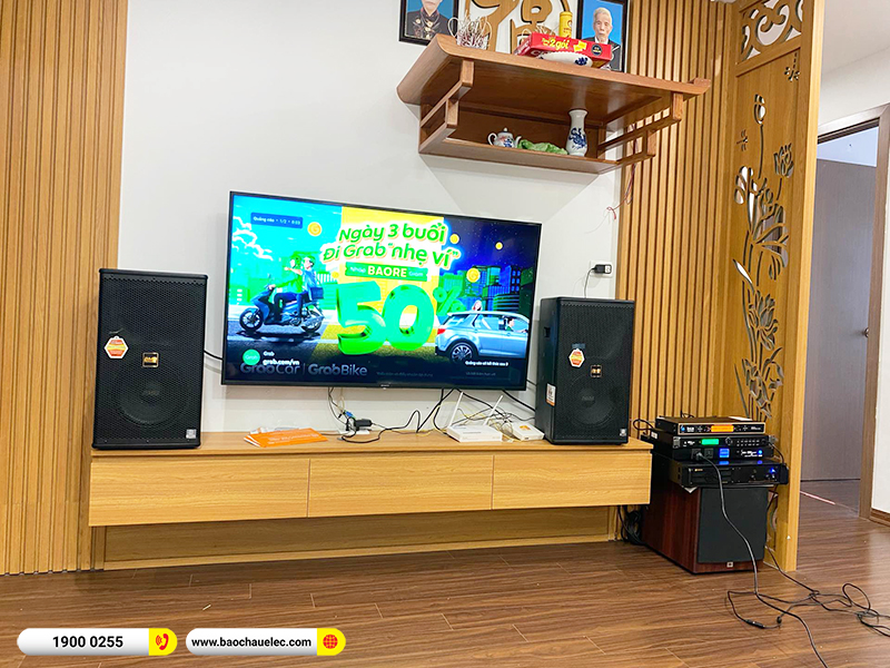 Lắp đặt d&agrave;n karaoke trị gi&aacute; khoảng 50 triệu cho anh Thu tại H&agrave; Nội (BMB 1210SE, VM620A, KP500, JBL A100P, UGX12 Gold, BKSound M8) 