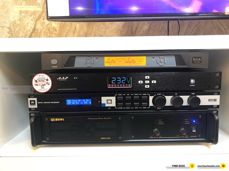 Lắp đặt dàn karaoke trị giá hơn 70 triệu cho anh Tú tại Hải Phòng (JBL KP4012 G2, VM620A, KX180A, JBL A120P, BCE VIP3000) 