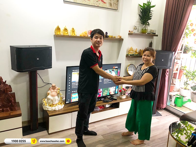 Lắp đặt dàn karaoke trị giá hơn 30 triệu cho chị Thủy tại Hà Nội (JBL RM210, JBL KX180A, JBL VM300)