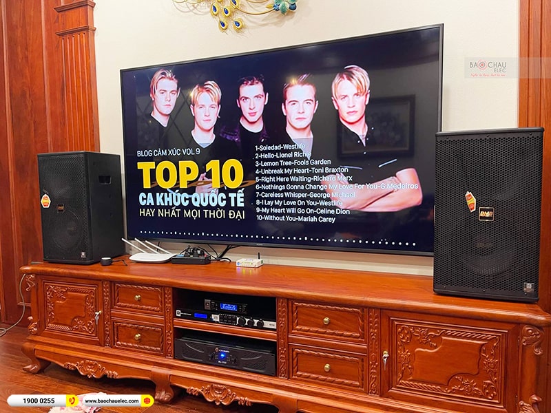 Lắp đặt dàn karaoke trị giá hơn 60 triệu cho anh Hải tại Hà Nội