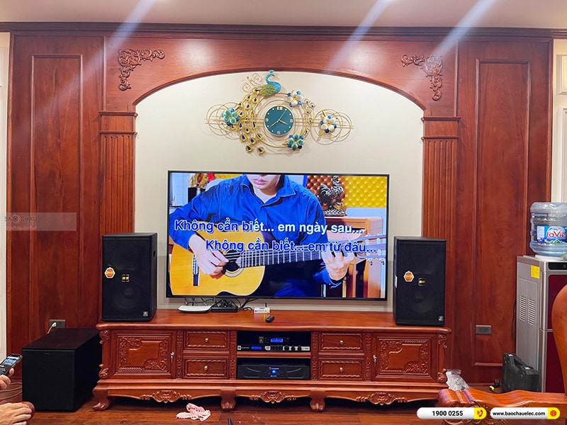 Lắp đặt dàn karaoke trị giá hơn 60 triệu cho anh Hải tại Hà Nội