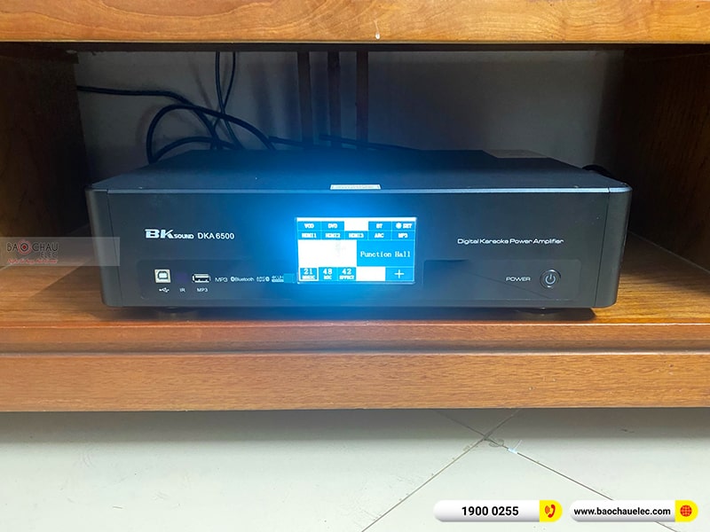 Lắp đặt dàn karaoke trị giá hơn 30 triệu cho anh Khánh tại Hà Nội