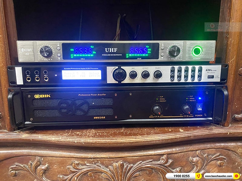 Lắp đặt dàn karaoke trị giá hơn 20 triệu cho anh Mạn tại Bắc Ninh