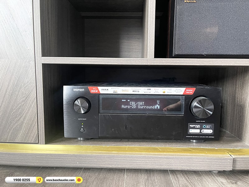 Lắp đặt d&agrave;n nghe nhạc, xem phim trị gi&aacute; hơn 227tr cho anh Th&agrave;nh tại H&agrave; Nội (Klipsch RP-6000F II, RP-500SA II, RP-500C II, X6700H, 121SW,&hellip;) 