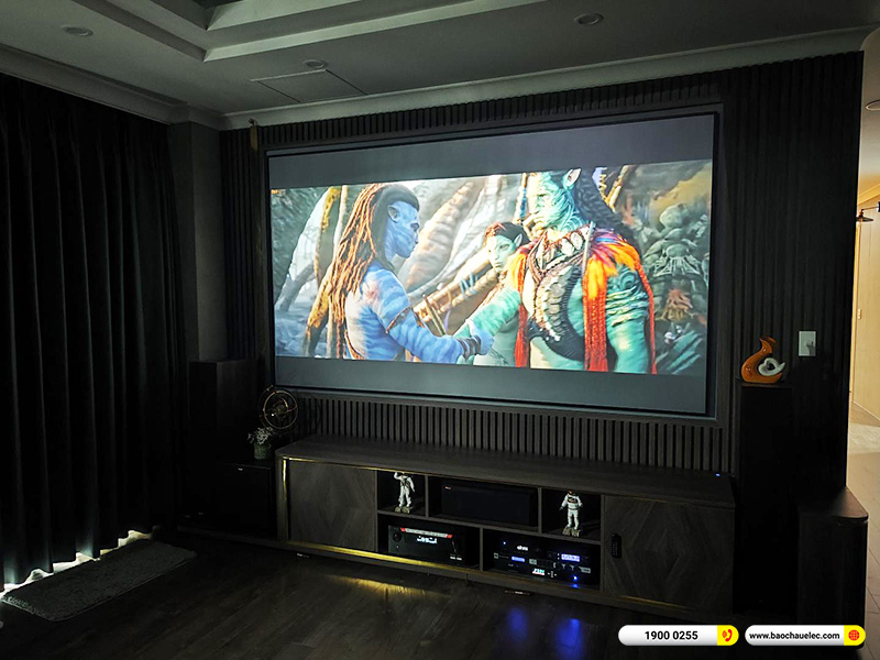 Lắp đặt máy chiếu LG ProBeam Laser 4K BU50NST khoảng 80tr cho anh Thành tại Hà Nội 