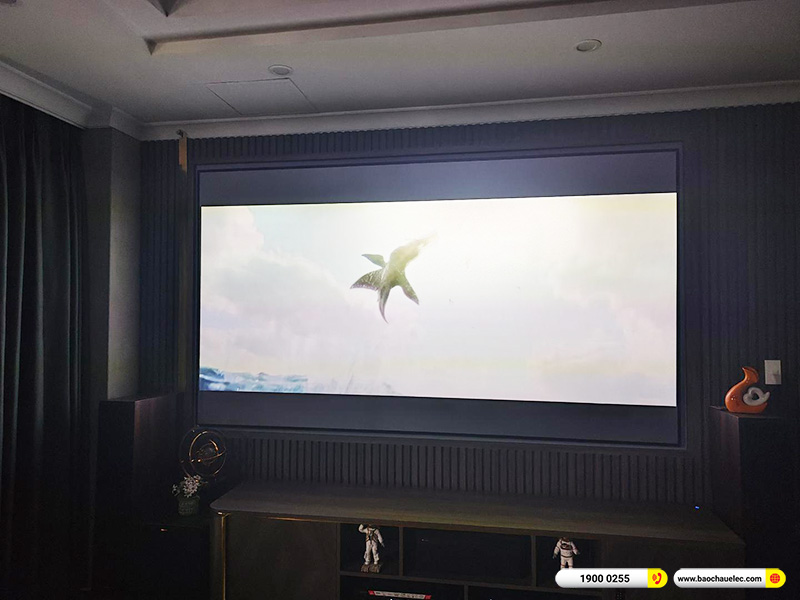Lắp đặt máy chiếu LG ProBeam Laser 4K BU50NST khoảng 80tr cho anh Thành tại Hà Nội 