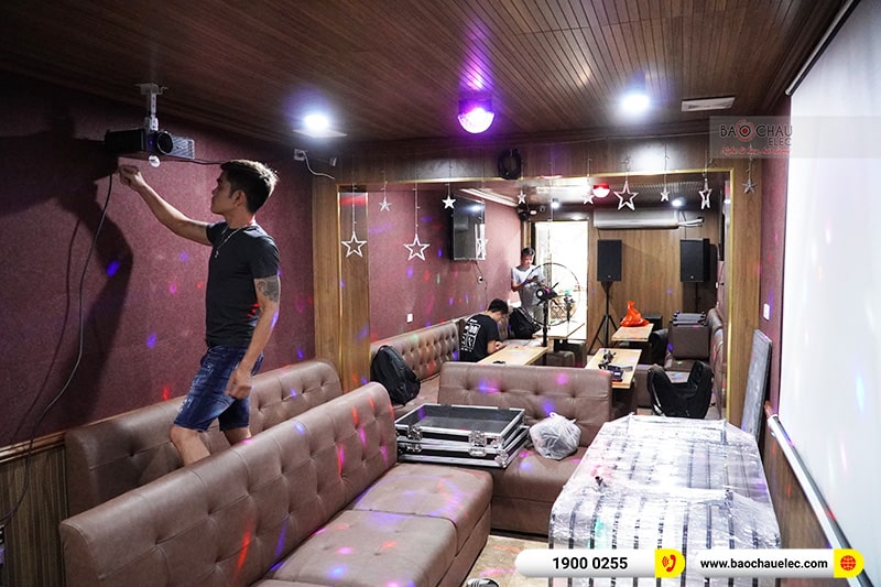 Thi công nội thất và lắp đặt âm thanh quán cà phê anh Phong tại Phương Mai – Hà Nội
