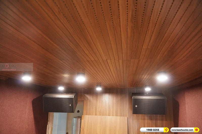 Thi công nội thất và lắp đặt âm thanh quán cà phê anh Phong tại Phương Mai – Hà Nội