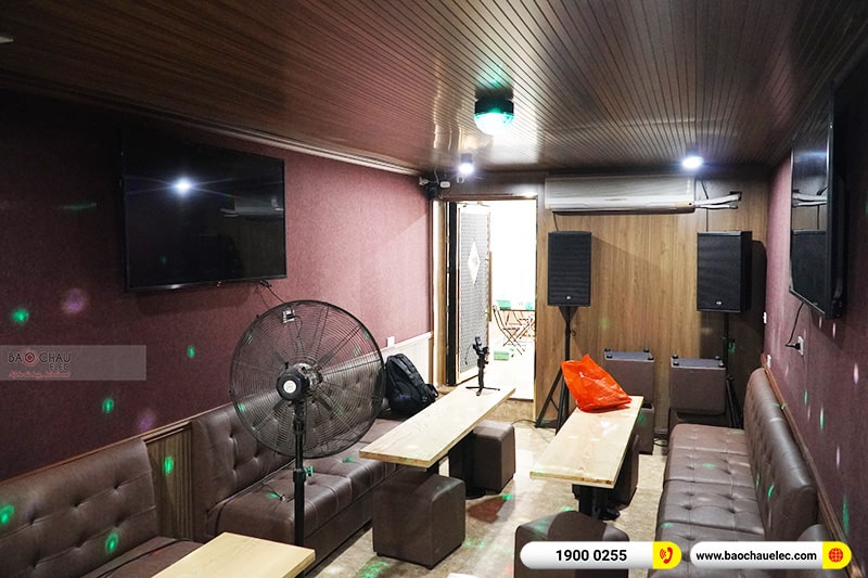 Thi công nội thất và lắp đặt âm thanh quán cà phê anh Phong tại Phương Mai – Hà Nội