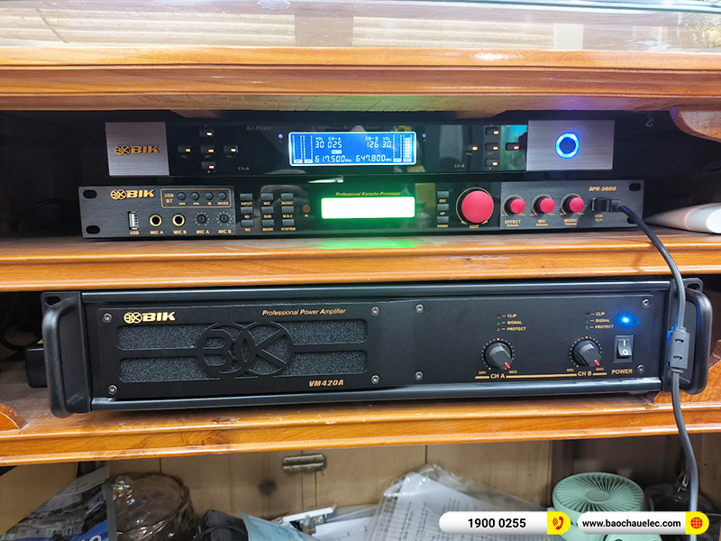 Lắp đặt 2 cấu hình dàn karaoke trị giá hơn 60 triệu cho anh Toàn tại Hà Giang (BIK BSP 410II, VM420A, BPR-5600, BJ-U500) 