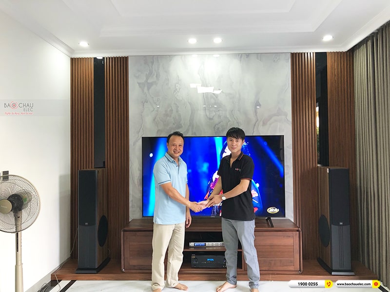 Lắp đặt d&agrave;n karaoke trị gi&aacute; hơn 20 triệu cho anh Sao tại Quảng Ninh (Paramax D88 Limited, BIK BJ-A88) 