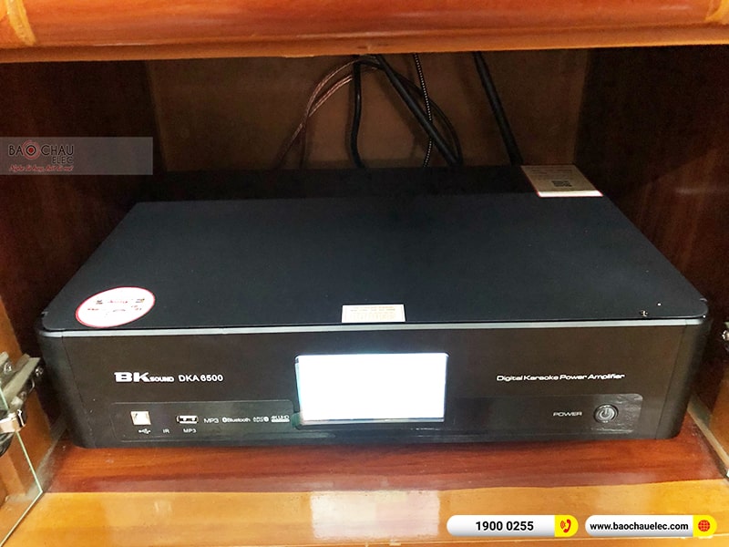 Lắp đặt dàn karaoke trị giá hơn 20 triệu cho chị Hằng tại Quảng Ninh (Domus DP6100, BKSound DKA 6500, BKSound SW612B) 