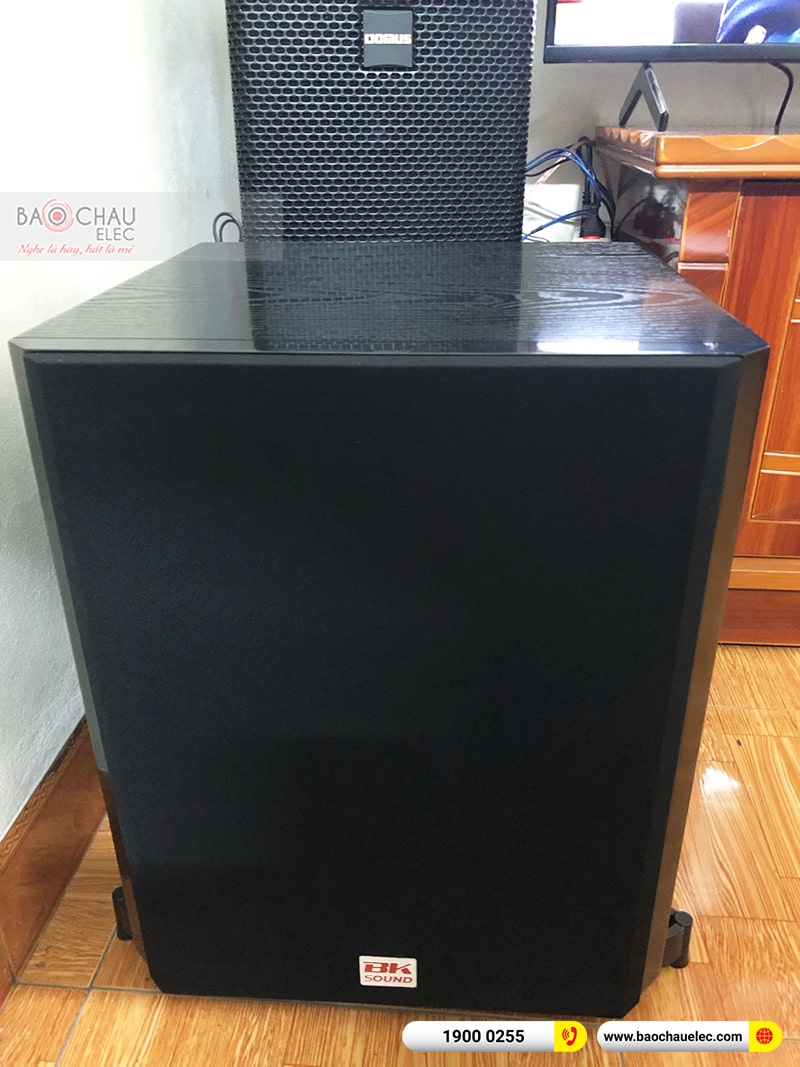 Lắp đặt dàn karaoke trị giá hơn 20 triệu cho chị Hằng tại Quảng Ninh (Domus DP6100, BKSound DKA 6500, BKSound SW612B) 