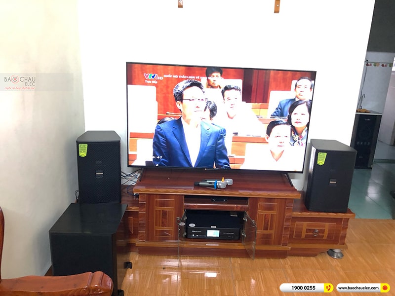 Lắp đặt dàn karaoke trị giá hơn 20 triệu cho chị Hằng tại Quảng Ninh (Domus DP6100, BKSound DKA 6500, BKSound SW612B) 