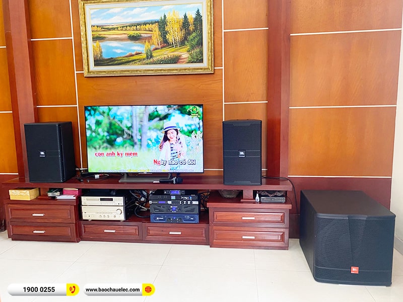 Lắp đặt dàn karaoke trị giá hơn 130 triệu cho chị Nga tại Quảng Ninh (JBL KP4012 G2, Crown T10, Xli3500, KX180A, CV18S, VM300, BKSound M8) 