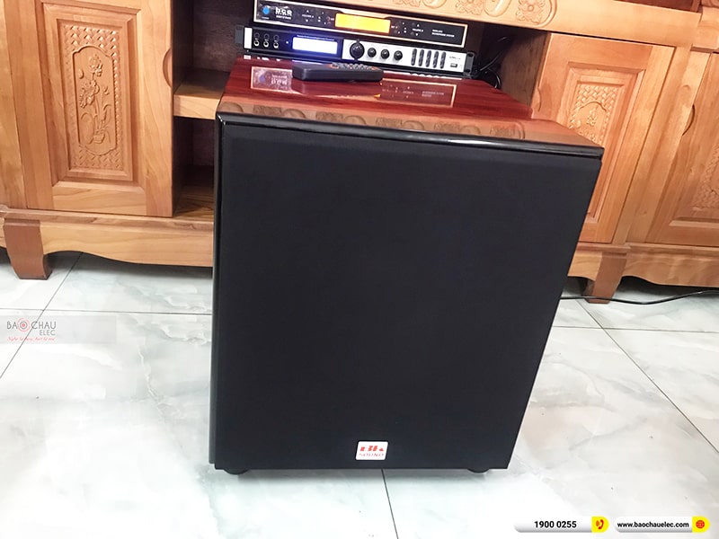 Lắp đặt dàn karaoke trị giá hơn 40 triệu cho anh Thành tại Quảng Ninh