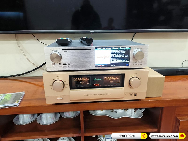 Lắp đặt d&agrave;n nghe nhạc Hi-end 260tr cho anh H&ugrave;ng tại Quảng Ninh (Tannoy Stirling GR, Accuphase E380, Cocktail Audio X45, 4TB S300)