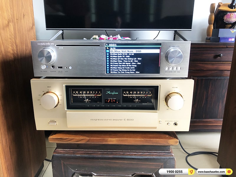 Lắp đặt dàn nghe nhạc Hi-end đẳng cấp cho khách hàng tại Quảng Ninh (Tannoy Arden, Accuphase E4000, Cocktail Audio X45)