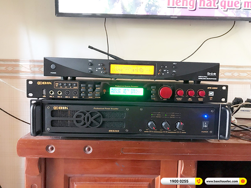 Lắp đặt dàn karaoke trị giá hơn 60 triệu cho anh Cường tại Hà Nam (RCF X-MAX 12, VM830A, BPR-5600, BJ-W66 Plus, UGX12 Plus) 