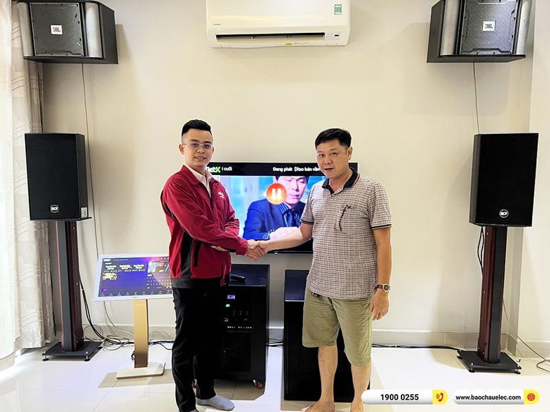 Lắp đặt dàn karaoke trị giá hơn 250 triệu cho anh Đông tại TPHCM (RCF Acustica 5212-96, IPS 5.0K, Xli2500, KX180A, S8018II, ASD 4080, VM300,…) 