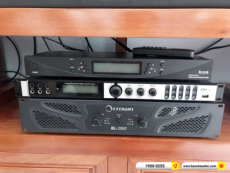 Lắp đặt dàn karaoke JBL gần 59tr cho anh Hùng tại Hà Nam (JBL MTS12, Xli2500, X6 Luxury, SW612C, UGX12 Plus)