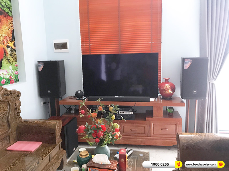 Lắp đặt dàn karaoke JBL gần 59tr cho anh Hùng tại Hà Nam (JBL MTS12, Xli2500, X6 Luxury, SW612C, UGX12 Plus)