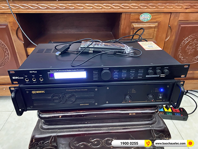 Lắp đặt dàn karaoke trị giá khoảng 30 triệu cho anh Linh tại Hà Nam (Denon DP-R310, BIK VM420A, BKSound X5 Plus)