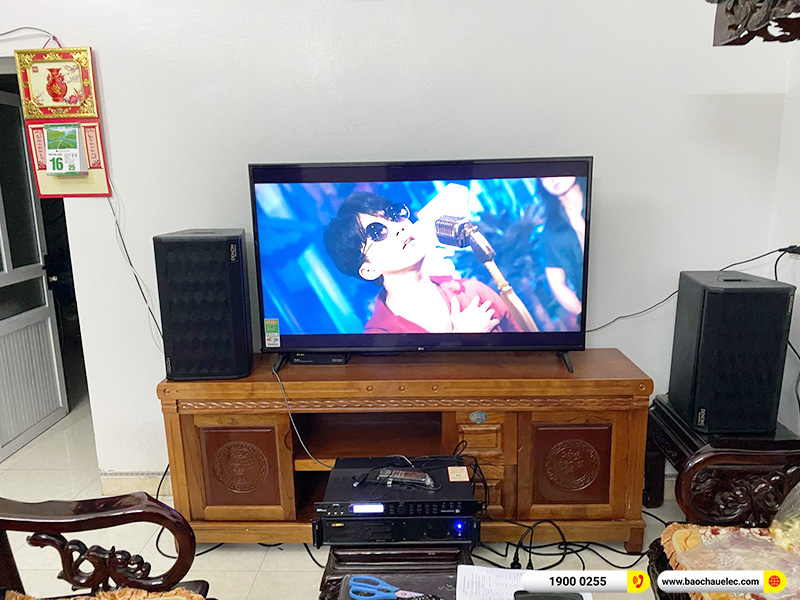 Lắp đặt dàn karaoke trị giá khoảng 30 triệu cho anh Linh tại Hà Nam (Denon DP-R310, BIK VM420A, BKSound X5 Plus)