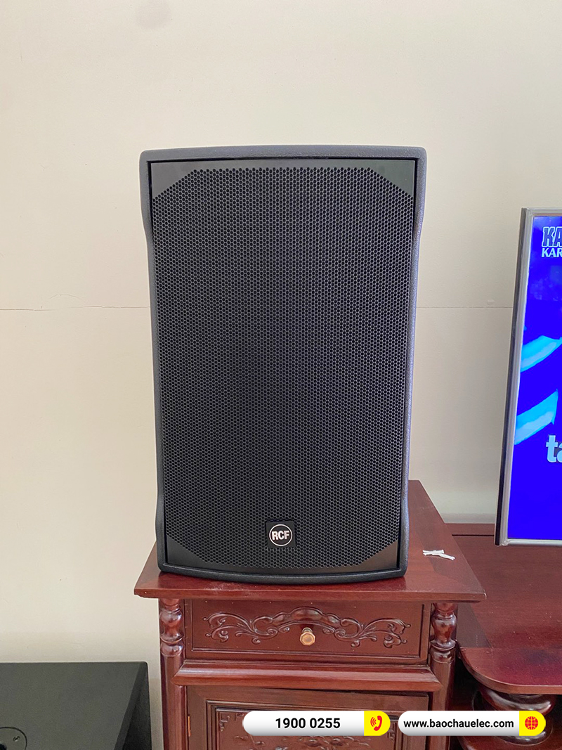 Lắp đặt dàn karaoke RCF 56tr cho anh Lịu tại Hà Nam (RCF EMAX 3112 MK2, BKSound DKA 8500, Alto TS312S)