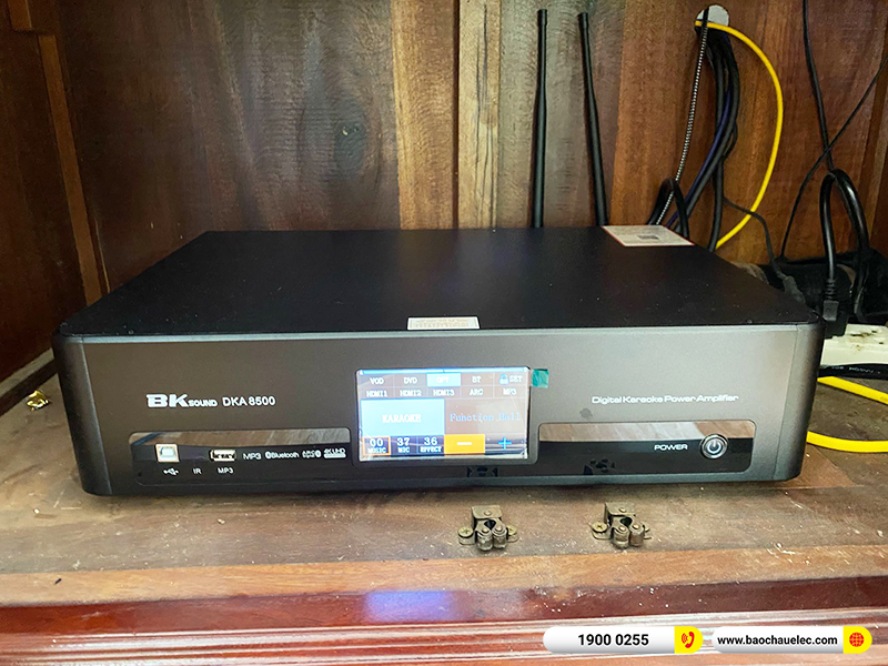 Lắp đặt dàn karaoke RCF 56tr cho anh Lịu tại Hà Nam (RCF EMAX 3112 MK2, BKSound DKA 8500, Alto TS312S)