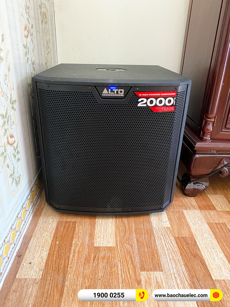 Lắp đặt dàn karaoke RCF 56tr cho anh Lịu tại Hà Nam (RCF EMAX 3112 MK2, BKSound DKA 8500, Alto TS312S)