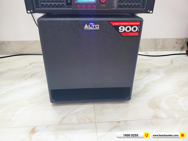 Lắp đặt dàn karaoke trị giá khoảng 80 triệu cho anh Nam tại Hà Nam (RCF CMAX 4110, BPA-8200, KX180A, TX212S, JBL VM200) 