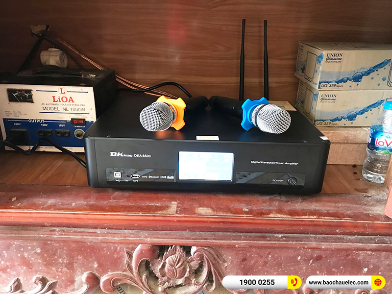 Lắp đặt dàn karaoke trị giá gần 30 triệu cho anh Quân tại Hà Nam (BMB CSD 880SE, BKSound DKA 8500)